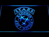 FREE Biohazard Stars RPD Resident Evil LED Sign - Blue - TheLedHeroes