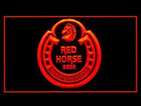 Red Horse Beer LED Neon Sign USB - Red - TheLedHeroes