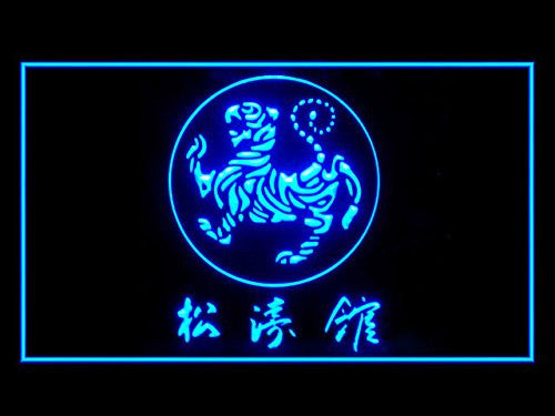 FREE Shotokan Karate Tiger Kumite LED Sign - Blue - TheLedHeroes