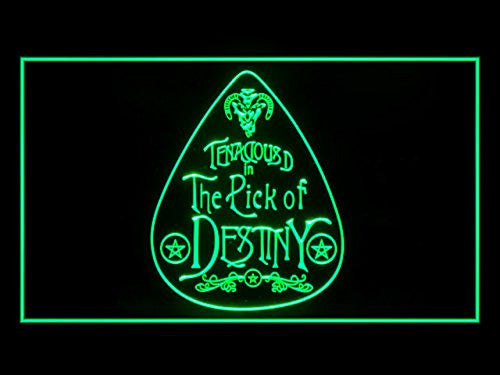 Pick Of Destiny Tenacious LED Sign - Green - TheLedHeroes
