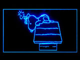 FREE Snoopy House LED Sign - Blue - TheLedHeroes