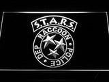Biohazard Stars RPD Resident Evil LED Neon Sign USB - White - TheLedHeroes