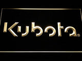 Kubota Tractor LED Neon Sign USB - Yellow - TheLedHeroes