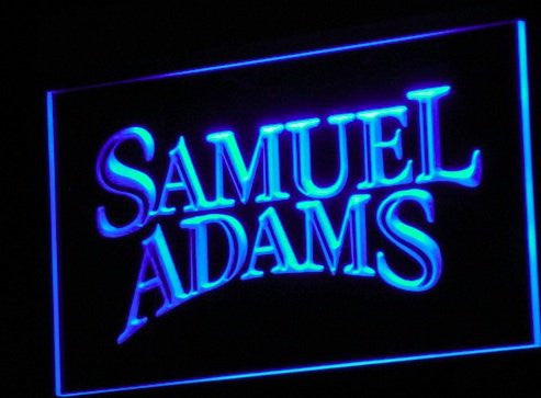 Samuel Adams Beer LED Sign - Blue - TheLedHeroes