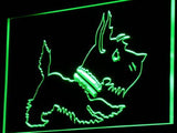 Old Fashioned Scottie Dog Shop LED Sign - Green - TheLedHeroes