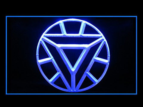 FREE ARC Reactor Iron Man LED Sign - Blue - TheLedHeroes