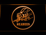 FREE Seabees Battalions LED Sign - Orange - TheLedHeroes