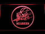FREE Seabees Battalions LED Sign - Red - TheLedHeroes