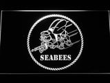 FREE Seabees Battalions LED Sign - White - TheLedHeroes