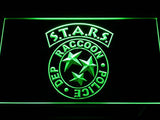 FREE Biohazard Stars RPD Resident Evil LED Sign - Green - TheLedHeroes