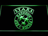 Biohazard Stars RPD Resident Evil LED Neon Sign Electrical - Green - TheLedHeroes
