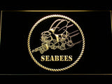 Seabees Battalions LED Neon Sign Electrical - Yellow - TheLedHeroes