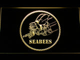 FREE Seabees Battalions LED Sign - Yellow - TheLedHeroes