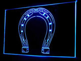 Horseshoe LED Sign - Blue - TheLedHeroes