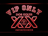Dos Equis VIP Only LED Neon Sign Electrical - Red - TheLedHeroes