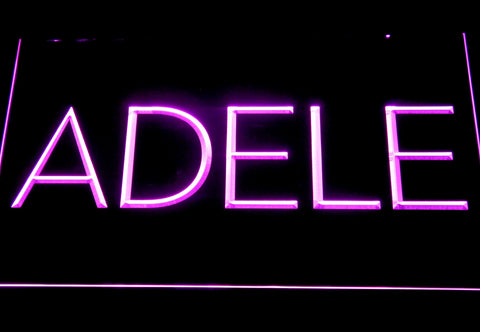 Adele LED Neon Sign Electrical - Purple - TheLedHeroes