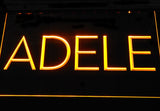 FREE Adele LED Sign - Yellow - TheLedHeroes