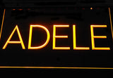 Adele LED Neon Sign Electrical - Yellow - TheLedHeroes