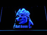 Axl Rose LED Neon Sign USB - Blue - TheLedHeroes