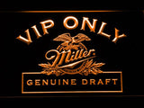 Miller Geniune Draft VIP Only LED Neon Sign USB - Orange - TheLedHeroes