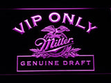 Miller Geniune Draft VIP Only LED Neon Sign Electrical - Purple - TheLedHeroes
