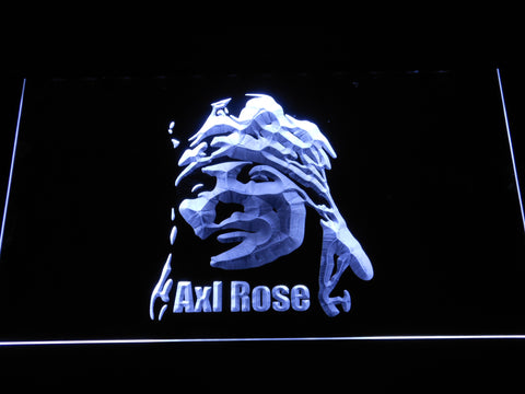 FREE Axl Rose LED Sign - White - TheLedHeroes