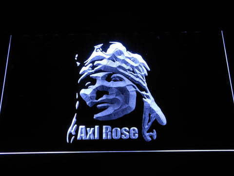 Axl Rose LED Neon Sign USB - White - TheLedHeroes