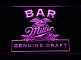 FREE Miller Geniune Draft Bar LED Sign - Purple - TheLedHeroes