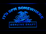 FREE Miller Geniune Draft  It's 5pm Somewhere LED Sign - Blue - TheLedHeroes
