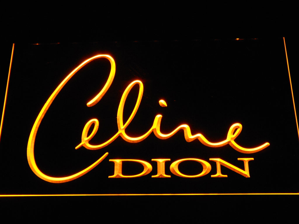 FREE Celine Dion LED Sign - Yellow - TheLedHeroes