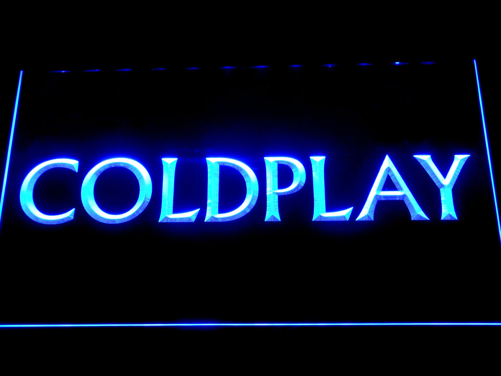 FREE Coldplay LED Sign - Blue - TheLedHeroes