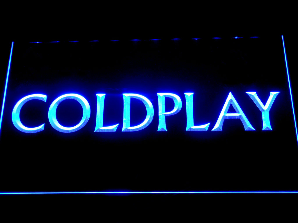 Coldplay LED Neon Sign USB - Blue - TheLedHeroes
