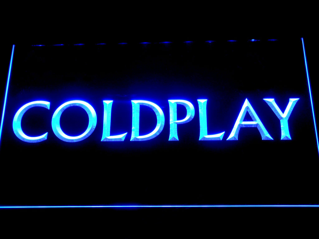 Coldplay LED Neon Sign Electrical - Blue - TheLedHeroes