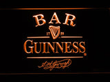 Guinness BAR LED Neon Sign Electrical - Orange - TheLedHeroes