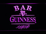 Guinness BAR LED Neon Sign USB - Purple - TheLedHeroes