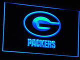 Green Bay Packers LED Neon Sign USB - Blue - TheLedHeroes