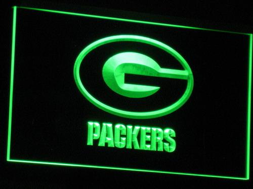 Green Bay Packers LED Neon Sign USB - Green - TheLedHeroes