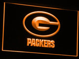 Green Bay Packers LED Neon Sign USB - Orange - TheLedHeroes
