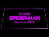 Spider-Man Far From Home LED Neon Sign USB - Purple - TheLedHeroes