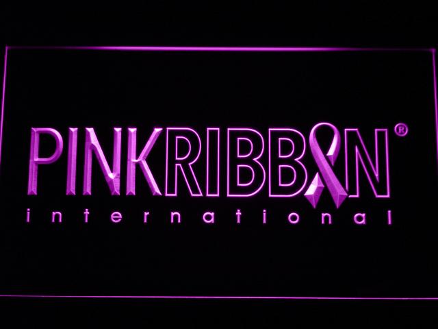Pink Ribbon International LED Neon Sign USB - Purple - TheLedHeroes
