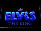 Elvis Presley The King LED Neon Sign Electrical - Blue - TheLedHeroes