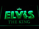 FREE Elvis Presley The King LED Sign - Green - TheLedHeroes