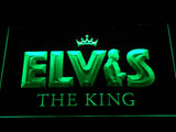 Elvis Presley The King LED Neon Sign Electrical - Green - TheLedHeroes