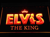 Elvis Presley The King LED Neon Sign Electrical - Orange - TheLedHeroes