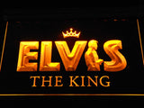Elvis Presley The King LED Neon Sign Electrical - Yellow - TheLedHeroes