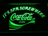 FREE Coca Cola It's 5pm Somewhere LED Sign - Green - TheLedHeroes
