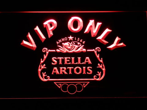 Stella Artois VIP Only LED Neon Sign Electrical - Red - TheLedHeroes