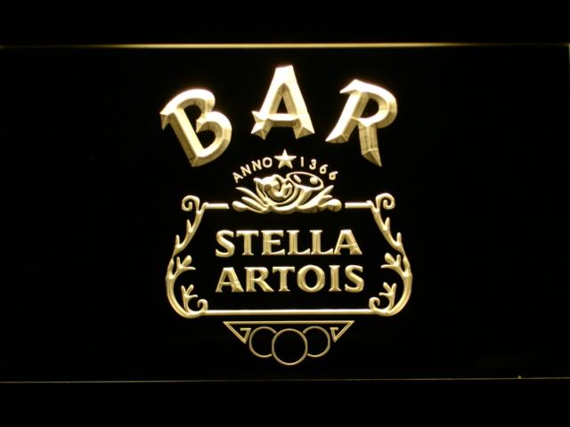 Stella Artois Bar LED Neon Sign Electrical - Yellow - TheLedHeroes