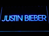 Justin Bieber (2) LED Neon Sign USB - Blue - TheLedHeroes