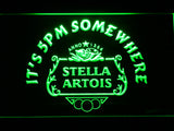 FREE Stella Artois It's 5pm Somewhere LED Sign - Green - TheLedHeroes